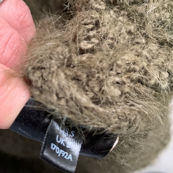 Anthropologie Bethenny Zip-Front Cardigan size S knit jacket olive green - Picture 13 of 13